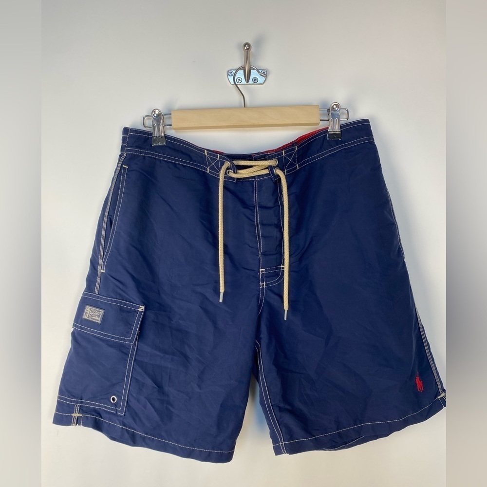 Ralph Lauren Swim trunks red pony‎
